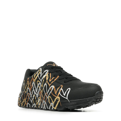 Skechers Uno Lite Metallic Love