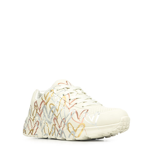 Skechers Uno Lite Metallic Love