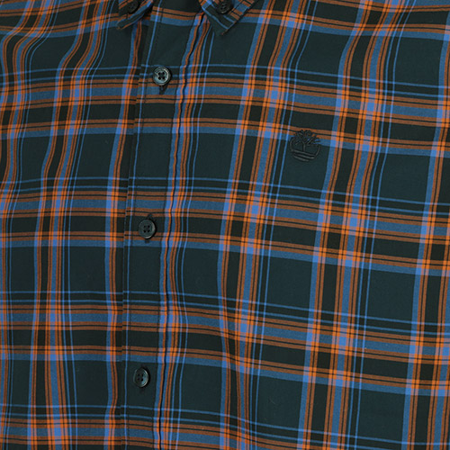 Timberland Stretch Poplin Check Shirt Angora Yd