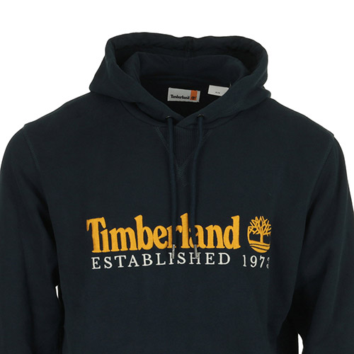 Timberland Logo Brush Back Hoodie