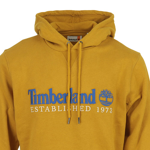 Timberland Logo Brush Back Hoodie