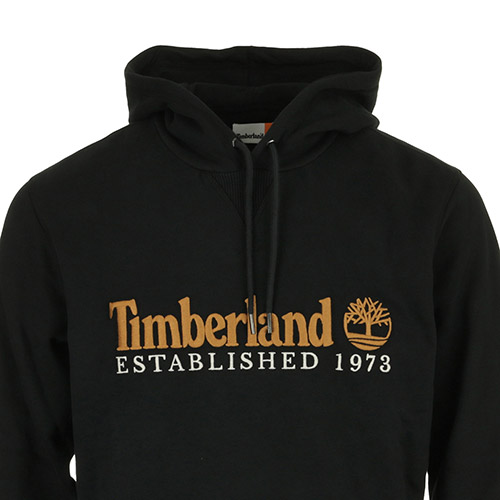 Timberland Logo Brush Back Hoodie