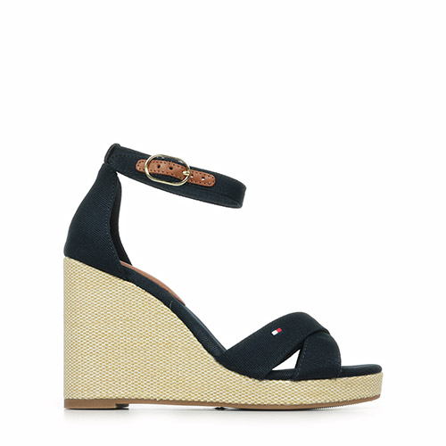Flag High Wedge Espad Crisscross