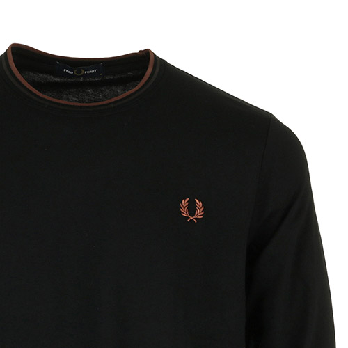 Fred Perry Long Sleeved Twin Tipped Tee Shirt