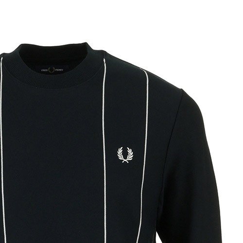 Fred Perry Pinstripe Sweatshirt