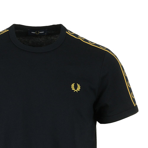 Fred Perry Contrast Taped Ringer