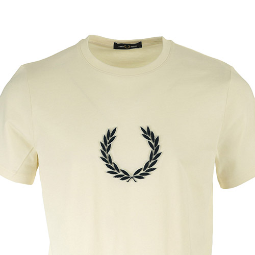 Fred Perry Textured Laurel Wreath Tee Shirt