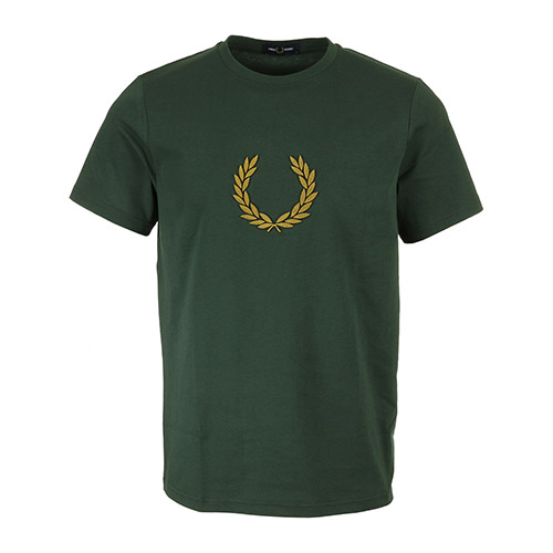 Textured Laurel Wreath Tee Shirt
