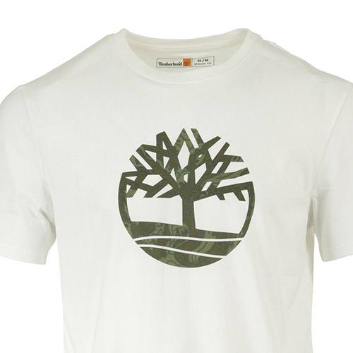 Timberland Camo Tree Logo Short Sleeve