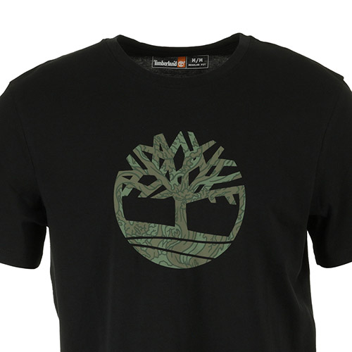 Timberland Camo Tree Logo Short Sleeve