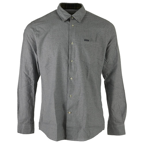 Barbour Turner Tailored Houndstooth Shirt - Bleu marine