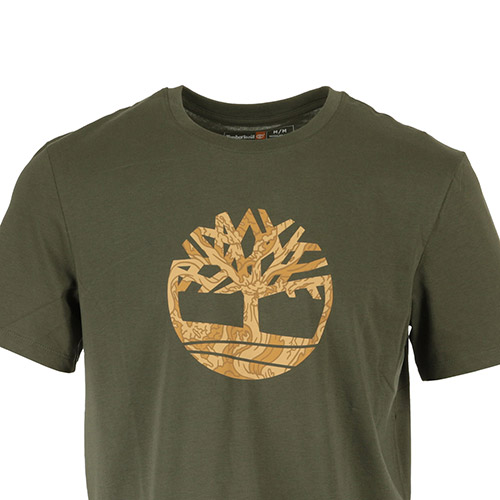 Timberland Camo Tree Logo Short Sleeve