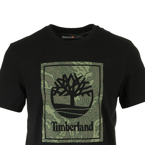 Timberland Camo Tree Logo Short Sleeve