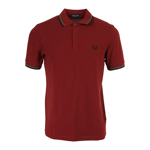 Fred Perry Twin Tipped Shirt - Rouge