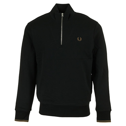 Fred Perry Half Zip - Noir