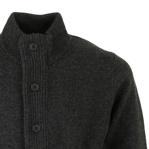 Barbour Patch Zip Through Knitted Jumper