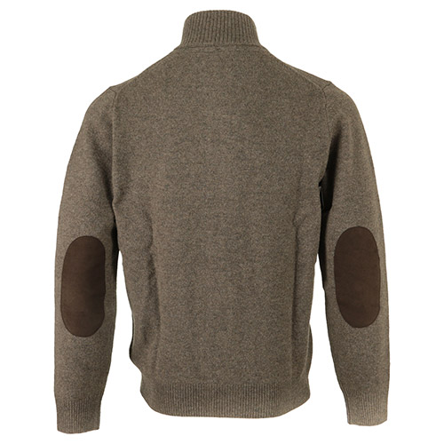 Barbour Essential Patch Zip Through Knitted Jumper