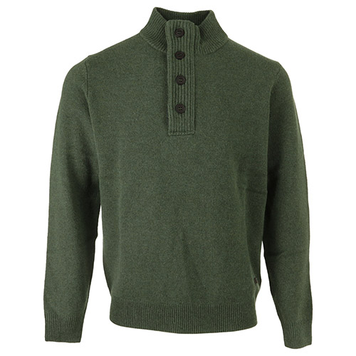 Essential Patch Half Zip Knitt Ed Jumper