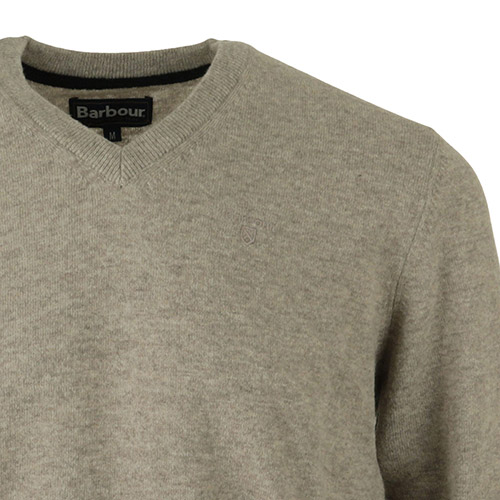 Barbour Essential Lamswool V Neck Sweater