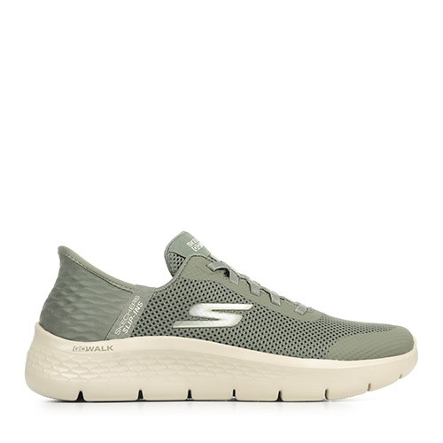 Skechers Go Walk Flex Slip Ins - Vert olive