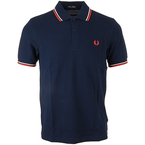 Fred Perry Twin Tipped Shirt - Bleu marine