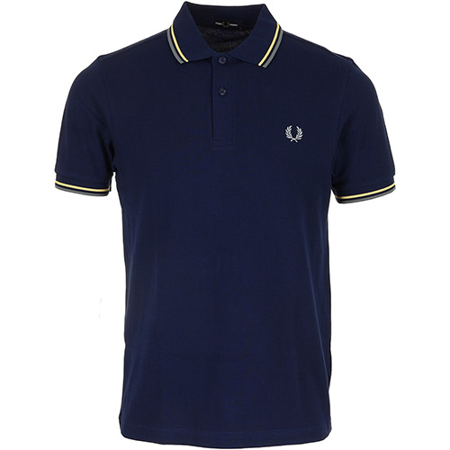 Fred Perry Twin Tipped Shirt - Bleu marine