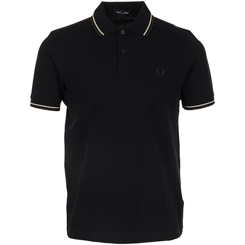 Fred Perry Twin Tipped Shirt - Noir