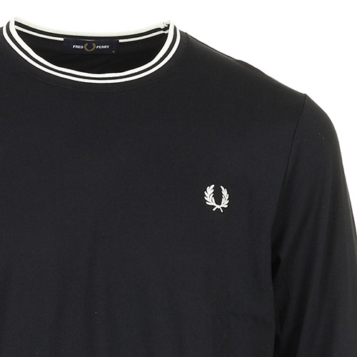 Fred Perry Long Sleeve Twin Tipped T-Shirt