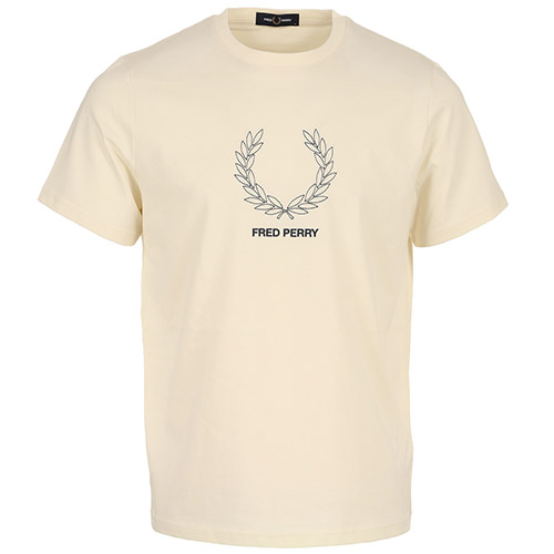 Fred Perry Outline Laurel Wreath - Ecru
