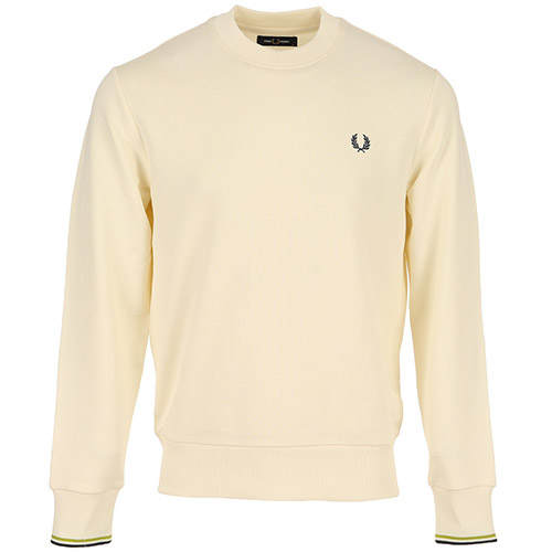 Fred Perry Crew Neck Sweatshirt - Blanc