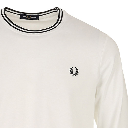 Fred Perry Ls Txin Tipped T-Shirt