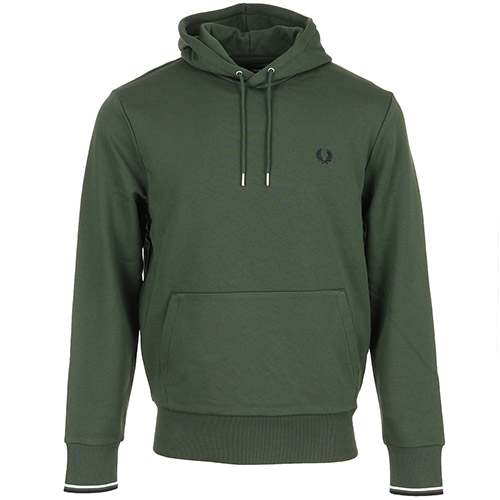 Tipped Hooded Sweatshirt