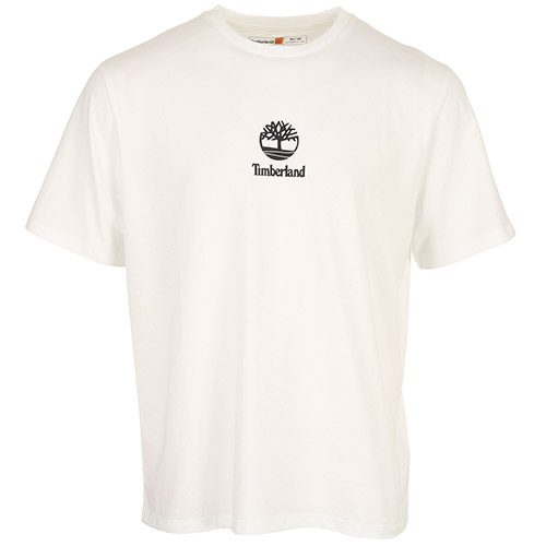 Timberland Print Stack Logo Short White - Blanc