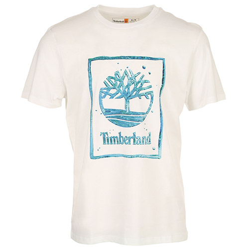 Timberland Water Stack Logo Short - Blanc