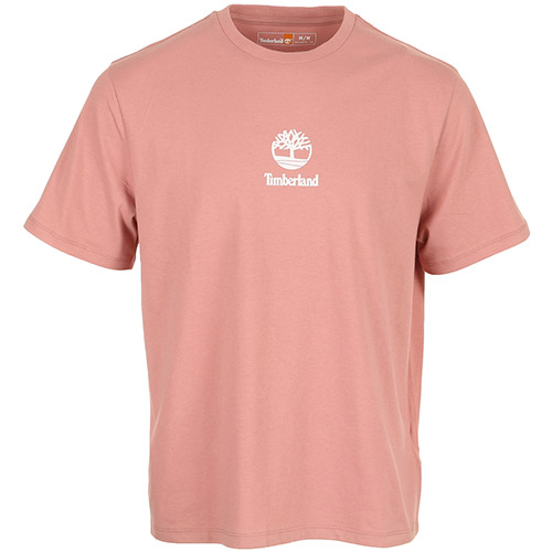Timberland Print Stack Logo Short - Rose