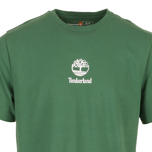 Timberland Print Stack Logo Short Mdgrn