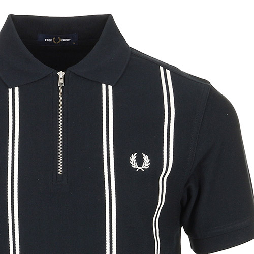 Fred Perry Vertical Stripe Polo Shirt
