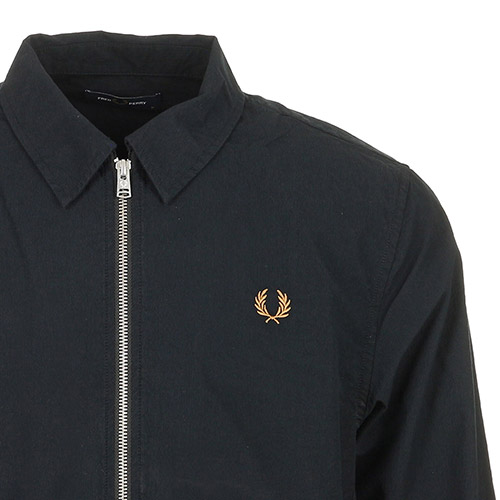 Fred Perry Seersucker Zip Thru Overshirt