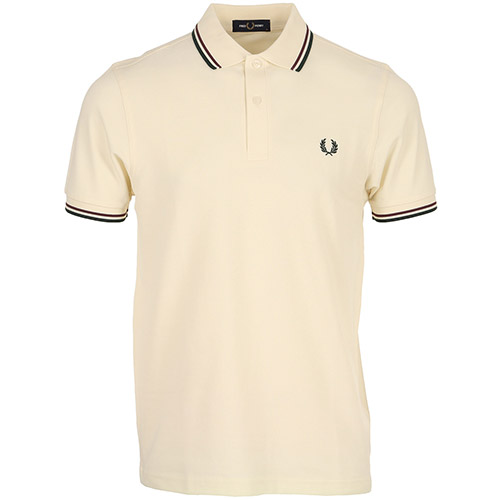 Fred Perry Twin Tipped Fred Perry Shirt - Ecru