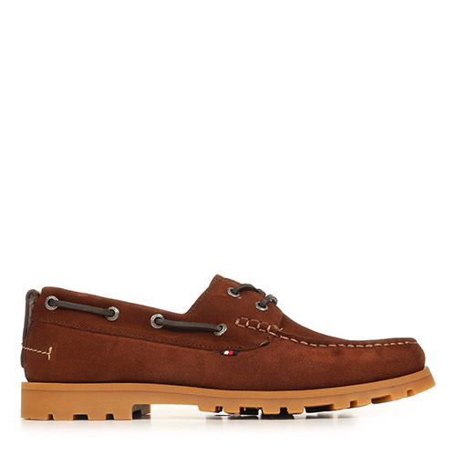 Tommy Hilfiger Light Sde Boat Shoe - Marron