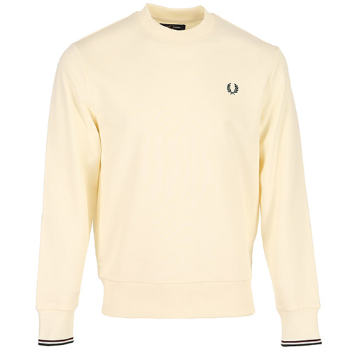 Fred Perry Crew Neck Sweatshirt - Ecru