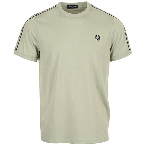 Fred Perry Contrast Tape Ringer - Vert