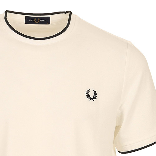 Fred Perry Trim Detail Crepe Pique