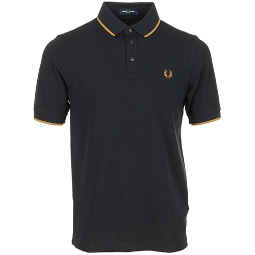 Collar Stand Polo Shirt