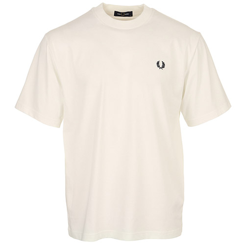 Fred Perry Back Print Fred Perry Text T-Shirt - Blanc