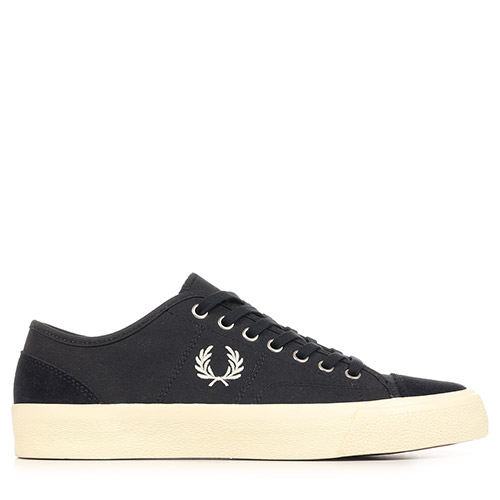 Fred Perry Hughes Canvas Suede - Bleu marine