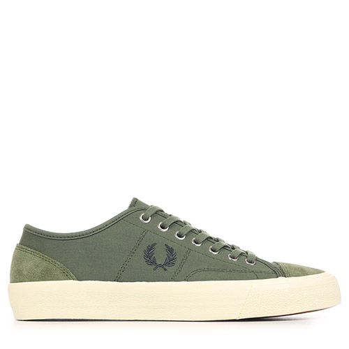Fred Perry Hughes Canvas Suede - Vert
