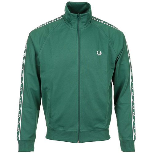 Fred Perry Taped Track Jacket - Vert