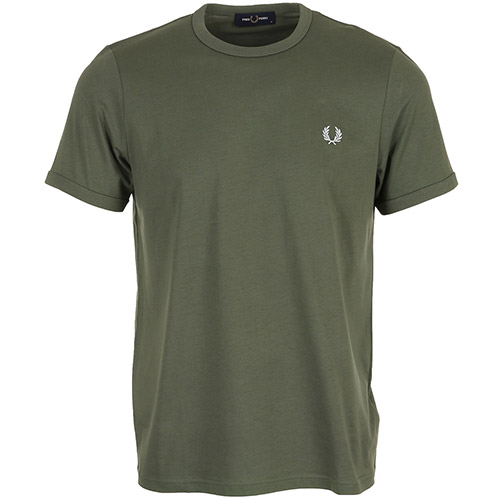 Fred Perry Ringer T-Shirt - Gris
