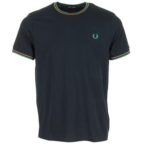 Fred Perry Twin Tipped T-Shirt - Bleu marine